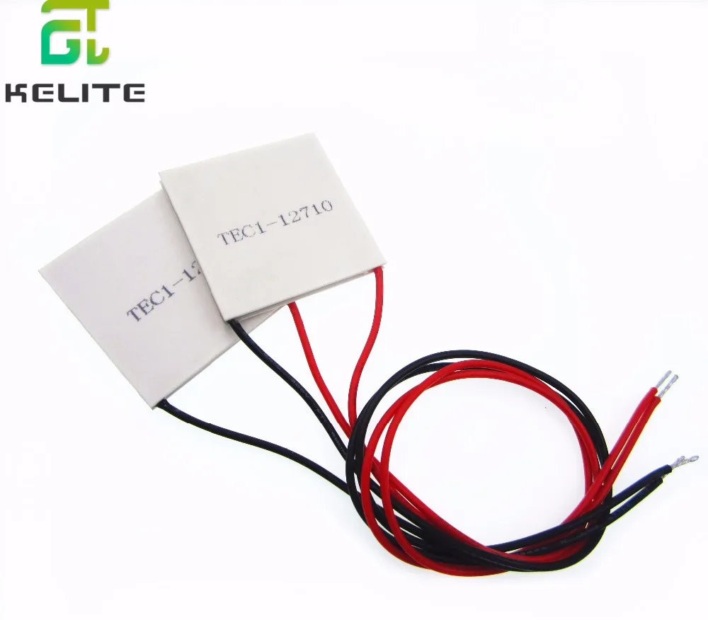 

Wholesale-New 10pcs TEC1-12710 DC12V 10A Thermoelectric Cooler Peltier 40*40*3.2MM Best prices TEC1 12710