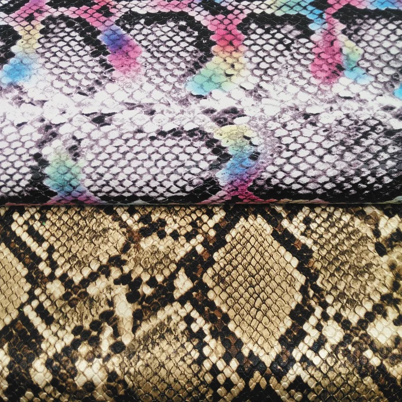 1 шт. A4 Размер 21х29см Алиса Блестящий винил для бантов тисненая кожа питона ткань