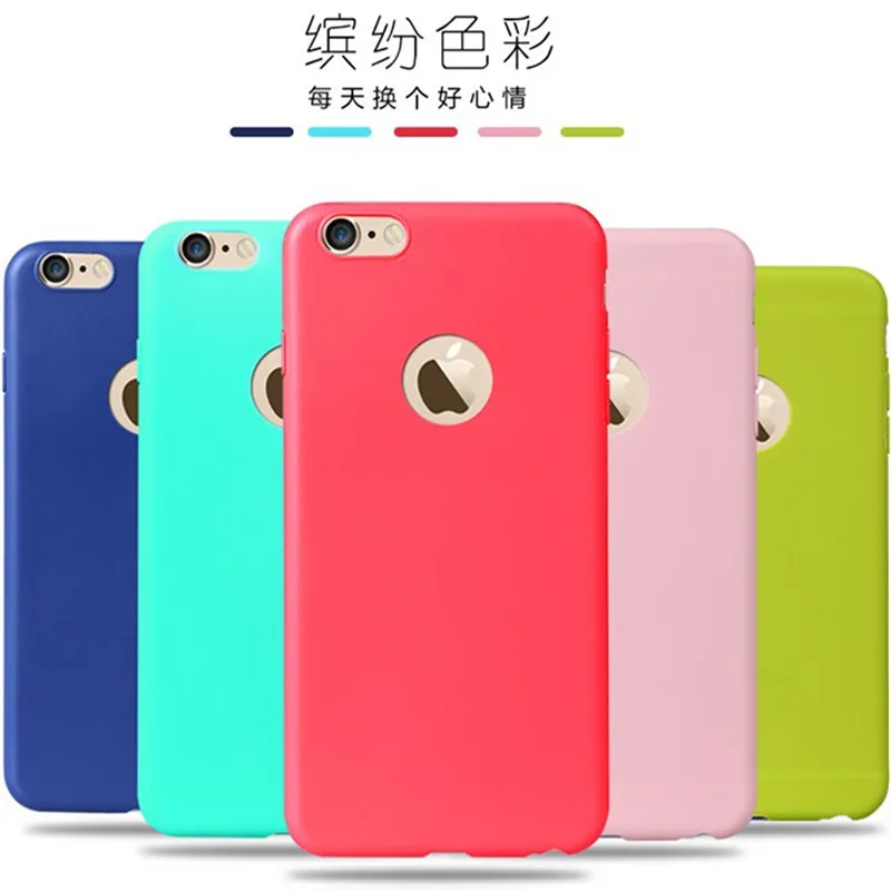 Карамельный цвет чехол для телефона iPhone 7 Plus XS XR Max Мягкая силиконовая задняя