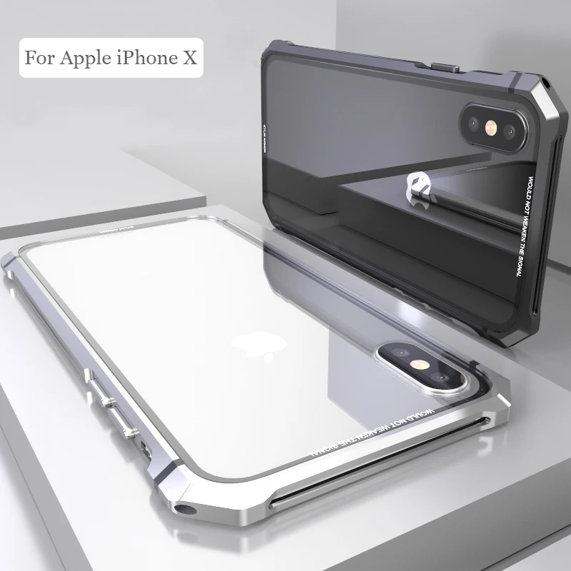 Для iPhone X 7 8 Plus чехол для 11 Pro Max черный защитный бампер самолета металлический винт