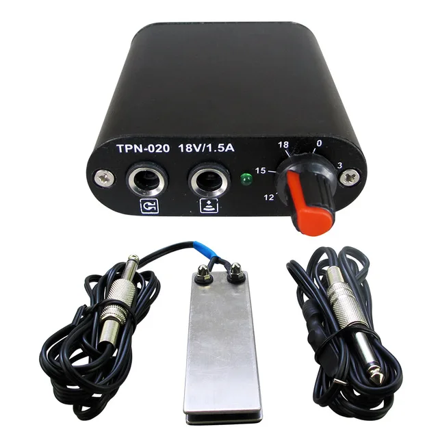 Лидер продаж набор блоков питания для татуировок мини черный блок Педальный