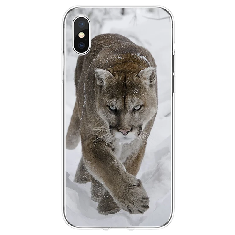 Чехол для телефона tiger lion animal howl мягкий силиконовый чехол iPhone 6 6plus 7 8plus 5 5S 5C SE X XS XR