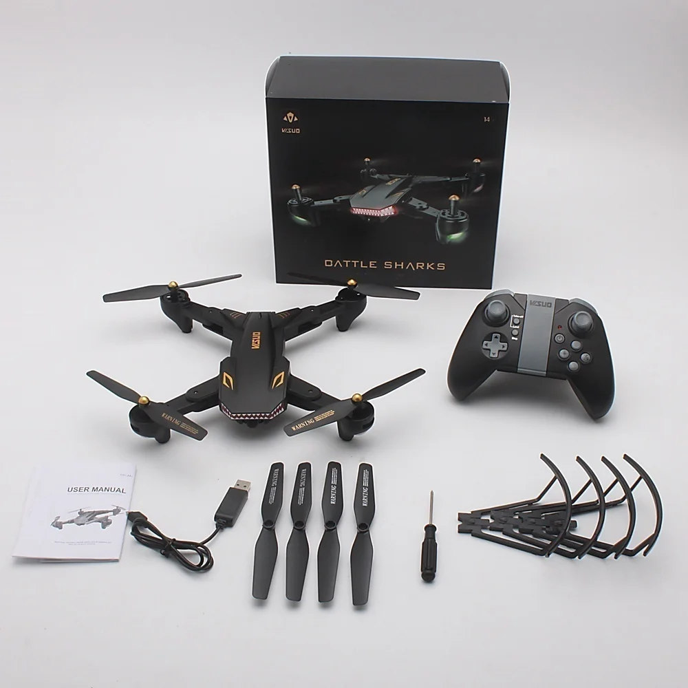 XS809S RC Дрон с 0.3MP/720P камерой 4CH XS809HW Модернизированный складной оптический следуй