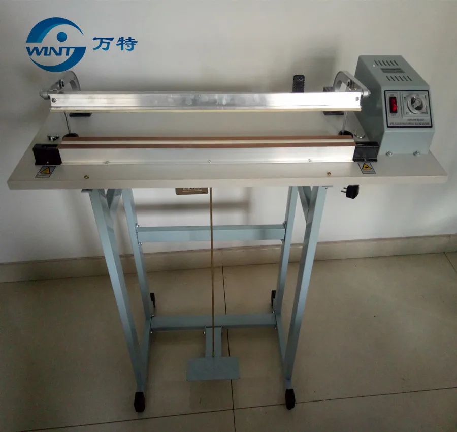 1000 мм импульсный уплотнитель с резцом для ног Уплотнительная Машина педаль