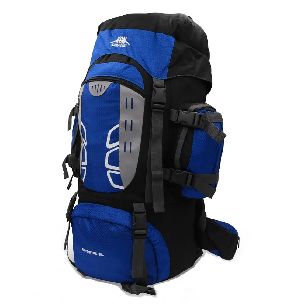 Большой дорожный рюкзак унисекс на 75 л водонепроницаемый нейлоновый ранец для