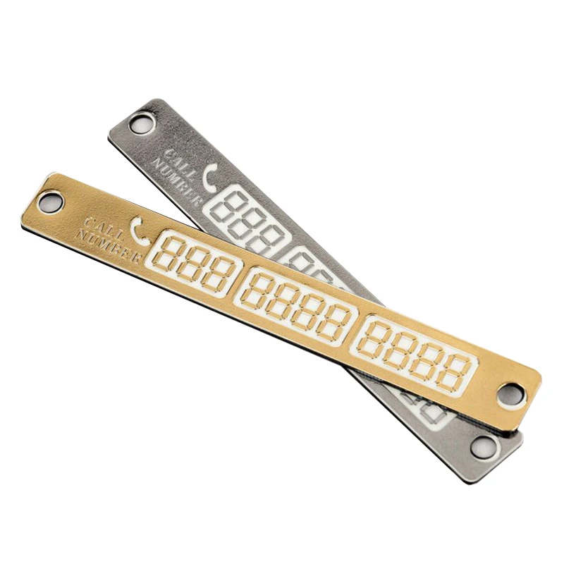 Temporary Car Parking Card Telephone Number Notification Night Light Sucker Plate Styling Phone | Автомобили и мотоциклы