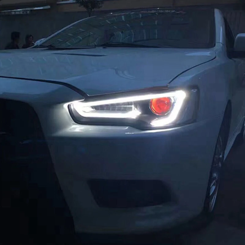 Новинка для Mitsubishi Lancer EX лайтбар 2008 2009 2010 2011 2012 2013 2014 фара налобный фонарь|Фара авто
