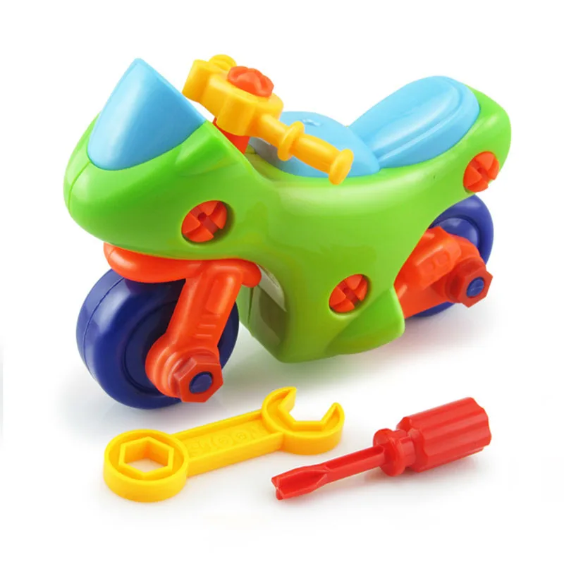 Разборка модель мотоцикла строительные блоки игрушки Ранние развивающие для