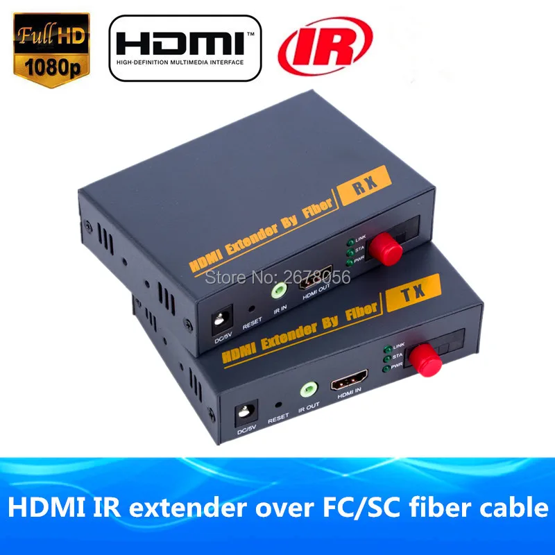 LKV378 HDMI Волокно оптическое Трансмиссия 1080 P ИК удлинителя по ip tcp оптический аудио