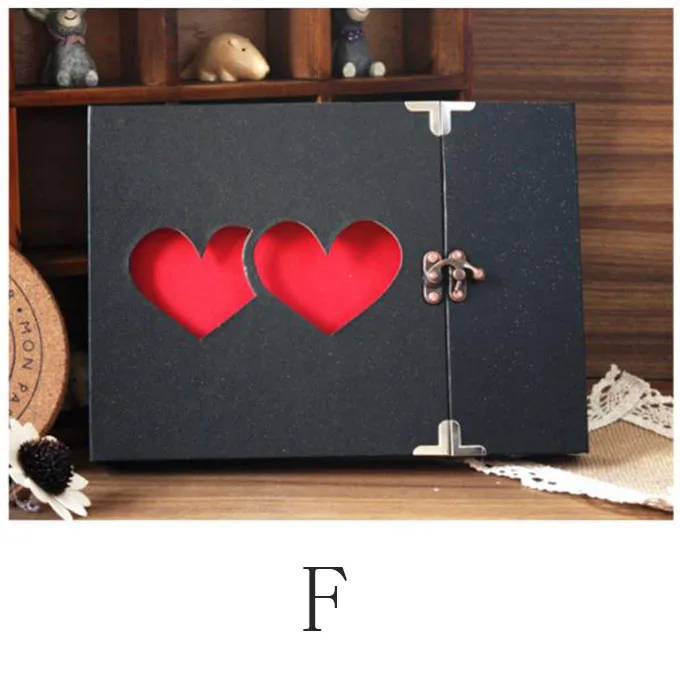 F 10 дюймов полый DIY Фотоальбом Polaroid Love Baby ручной работы креативные DIY фото для скрапбукинга альбом проторес де Канто фотоальбом - Цвет: F