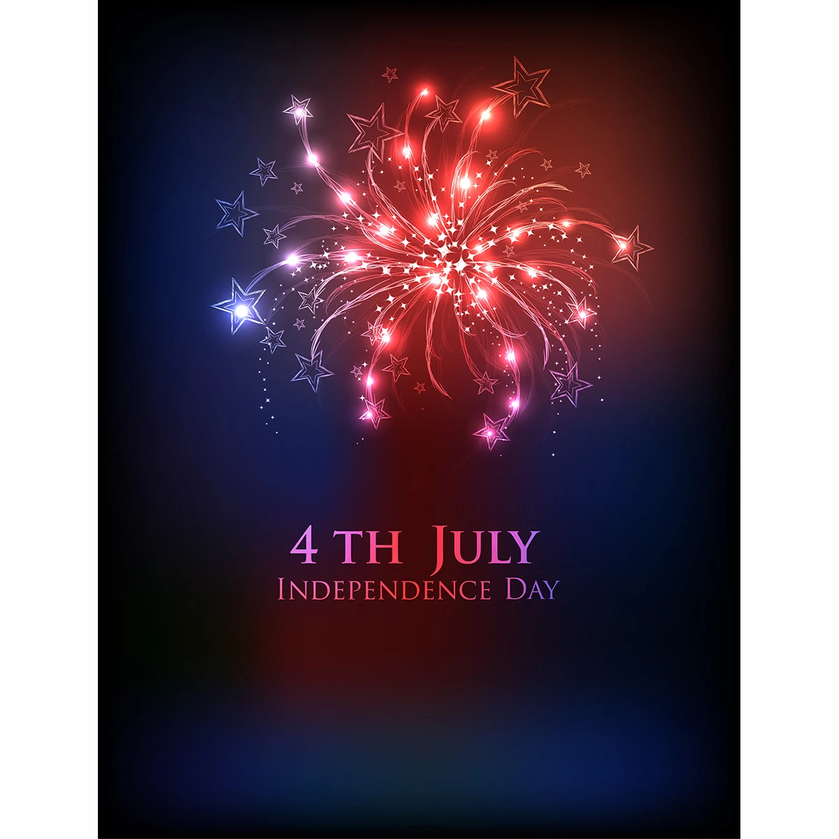 Allenjoy виниловая фотография 4 июля День независимости США празднует фейерверк фон