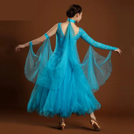 Платья для бальных танцев стандартные юбки 7 цветов сексуальный сценический