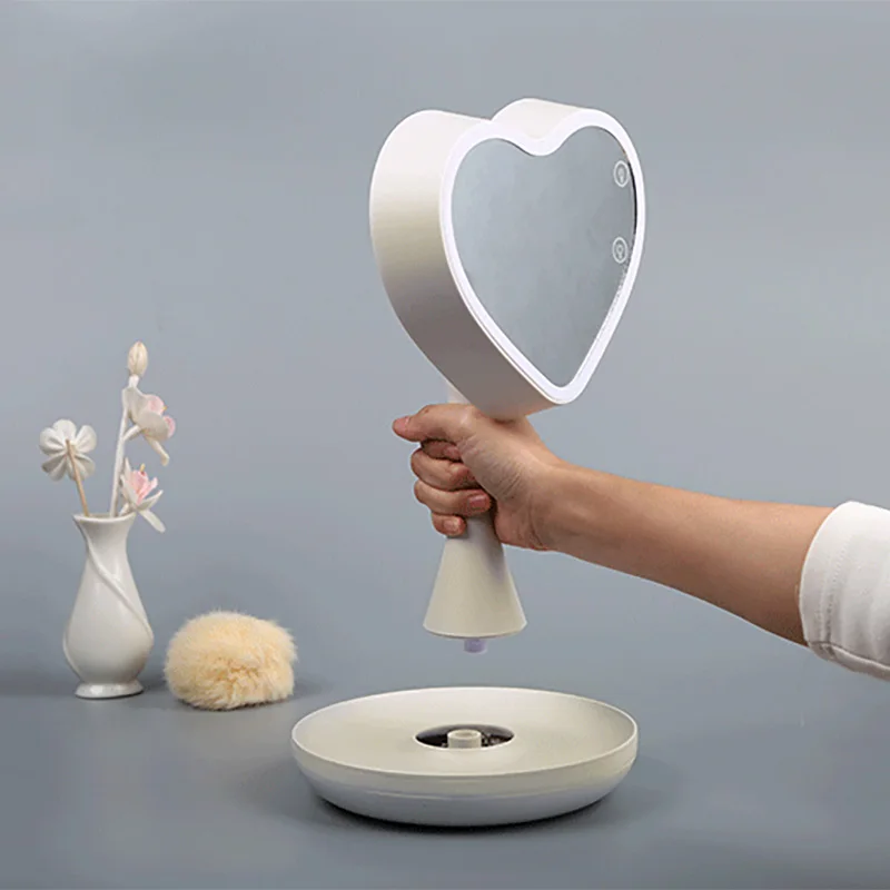 7colors LED woman Mirror light night rotating 3 x Magnifying Glasses reading table lamp make up vanity bedroom decoration | Красота и
