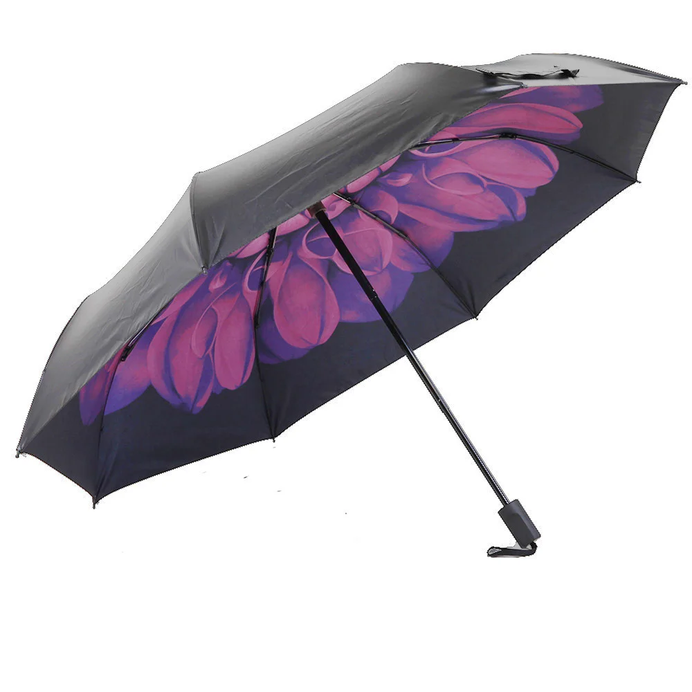 JESSE KAMM 2017 New Brand For Women Ladies Child Anti-UV Windproof Strong Drop Shipping Compact Travel Rain Sun Umbrellas Flower | Дом и сад