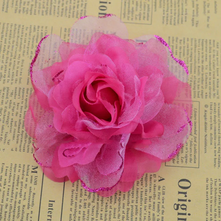 Искусственные цветы хороший имитация гибискуса красивые шелковые шифоновые