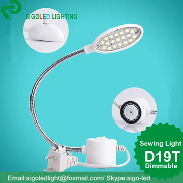 Бесплатная Shipping 2pcs/лот D19T 1w аксессуары для шитья с регулируемой яркостью