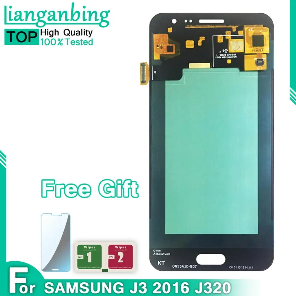 Super AMOLED 5 0 ''дисплей для Samsung Galaxy J3 2016 J320 ЖК дисплей J320A J320F J320M сенсорный экран