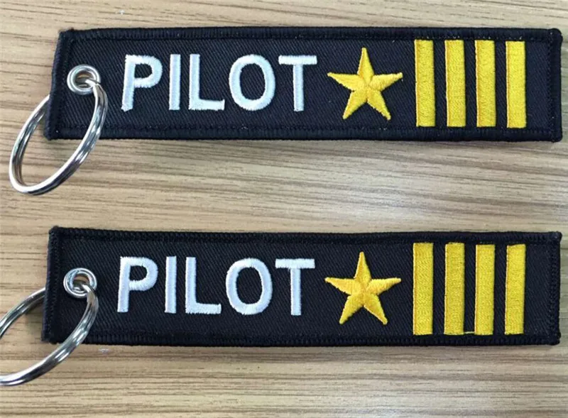 Авиационный подарок летчика капитана четыре бара Звездный брелок