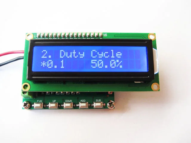 Многофункциональный регулируемый генератор импульсов выход Два фазы управление