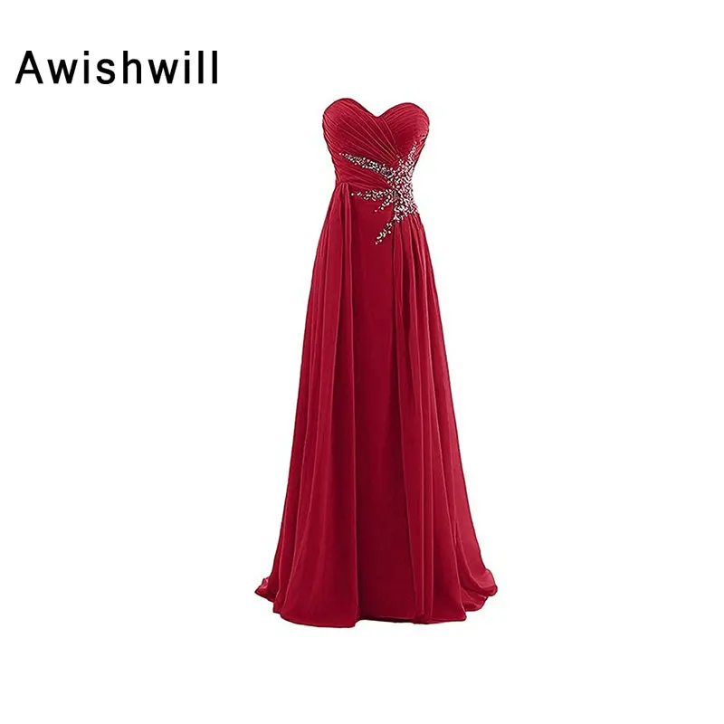 

Дешевые продажи Длинные вечерние платья 2020 Vestido de Festa Beadings шифон на шнуровке сзади плюс размер формальное платье длинное платье для выпускно...