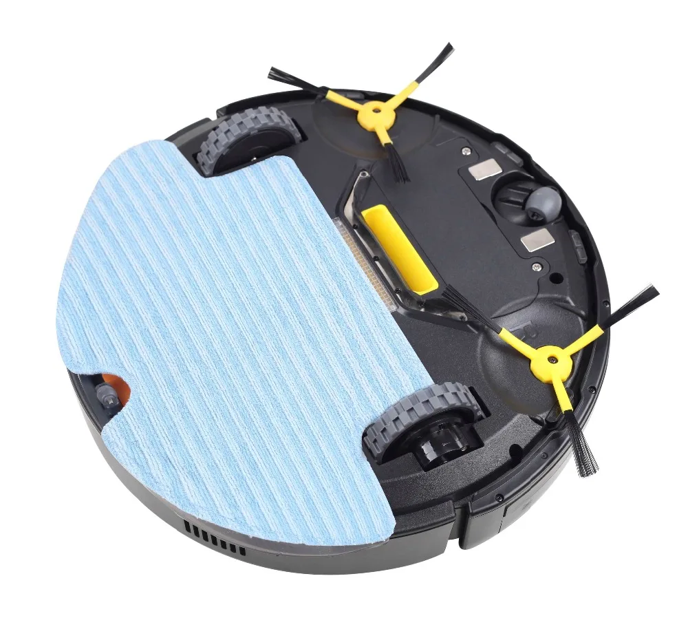 Из Москвы) LIECTROUX B2005 PLUS робот пылесос с танком для воды(влажная и сухая уборка) сенсорный экран, фильтр HEPA,моющий бак,виртуальная стена, авто подзарядка, уф,тряпка,для дома,резервуар, Швабра, Мытье