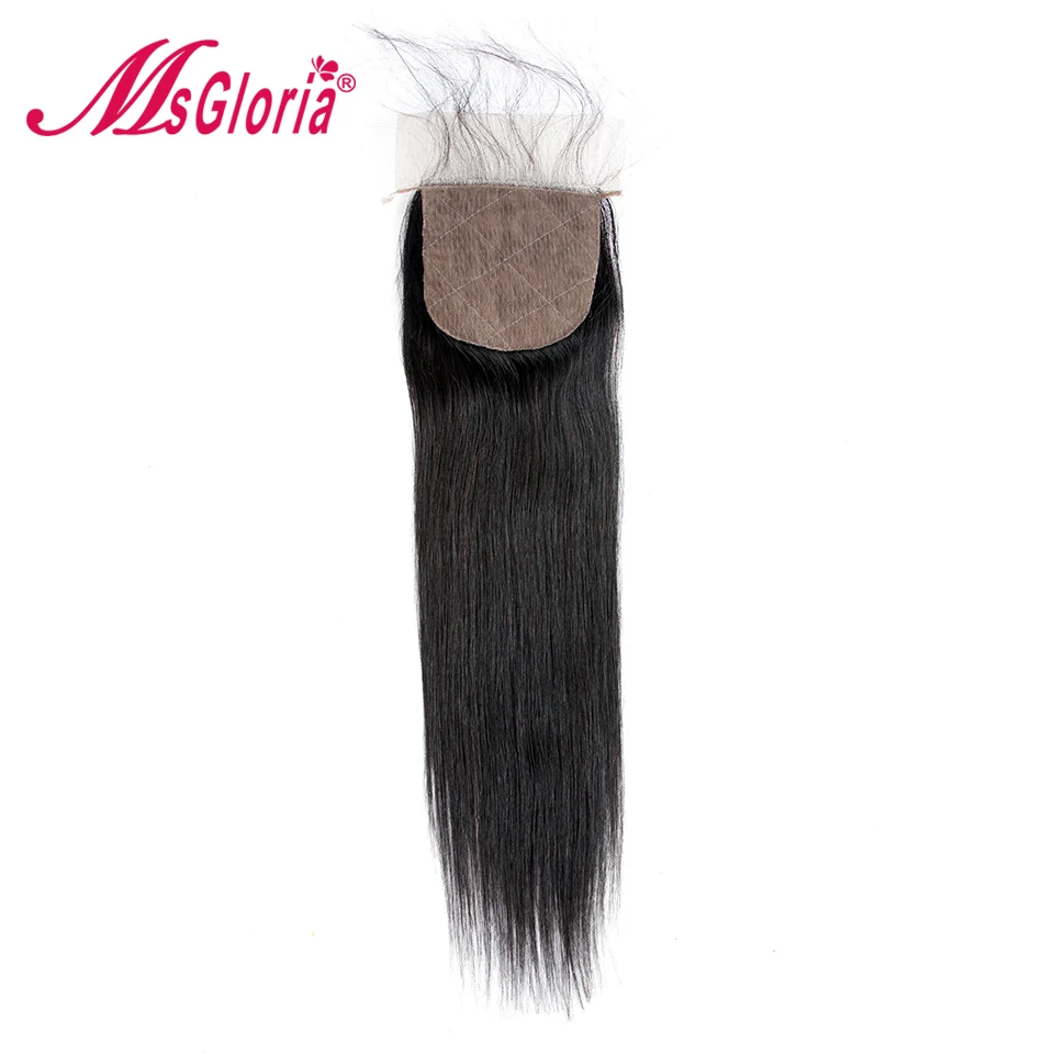 4*4 шелковая основа кружевная застежка для женщин перуанские неповрежденные