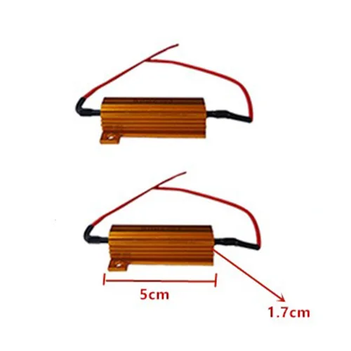 Мотоцикл Winker Высокая вспышка Предотвращение резистор 2 шт набор | Автомобили и