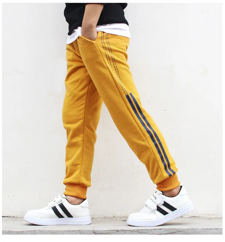 A9806 Yellow Liakhouskaya/спортивные штаны для мальчиков, новинка года, весенние штаны для мальчиков-подростков детские штаны спортивные штаны для мальчиков, леггинсы для мальчиков, для детей - Цвет: A9806 Yellow