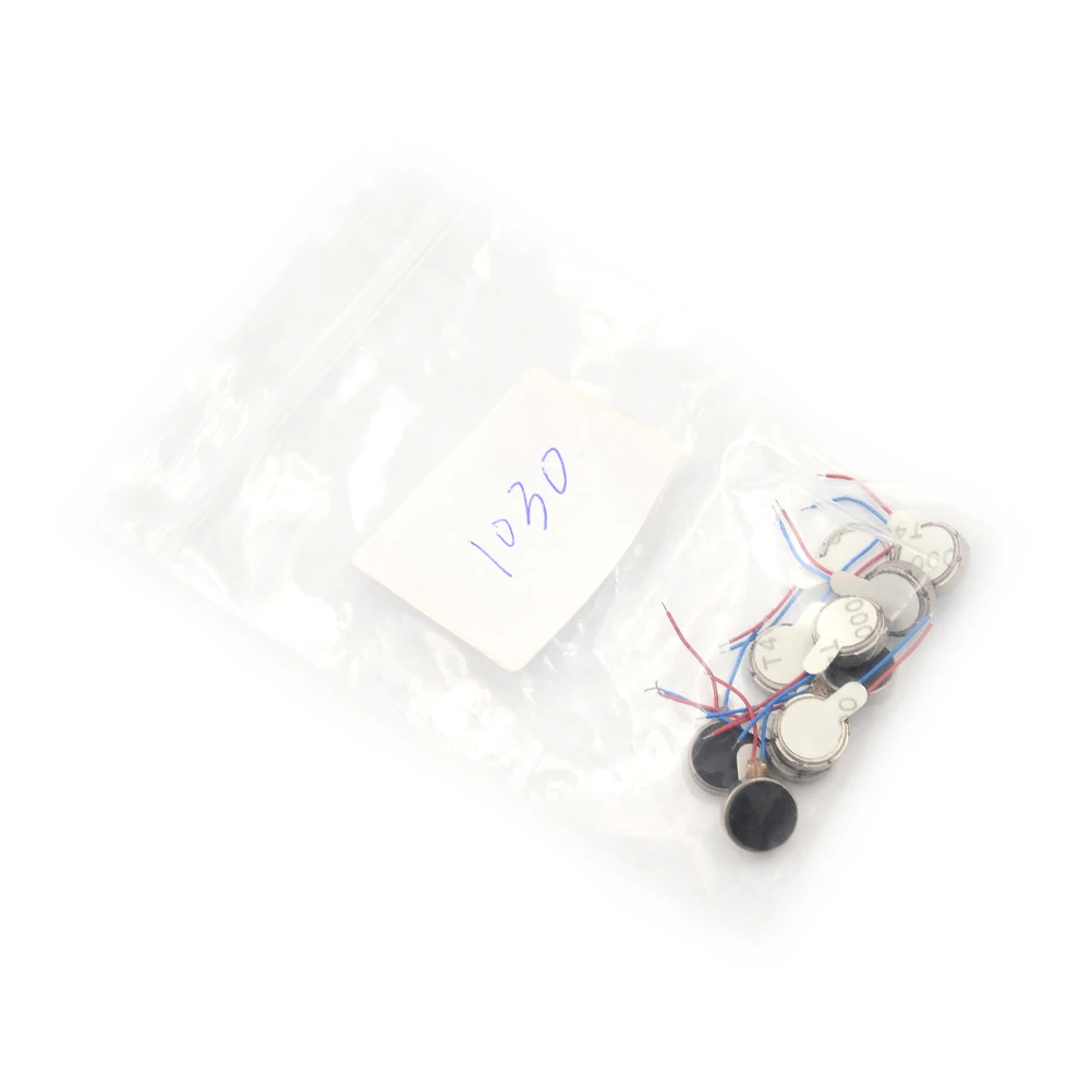 10x DC 3V 70mA 12000 RPM для телефона монета плоская Вибрация двигателя двигатель 1034/1030