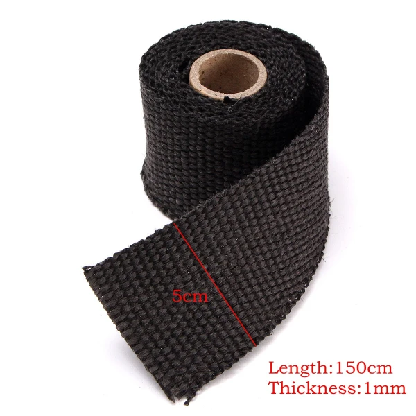 Защитная обертка для выхлопной трубы мотоцикла 2 м клейкая лента из