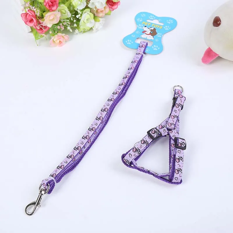 XS-L маленький Чихуахуа питомец нагрудный ремень одежда мультфильм животных