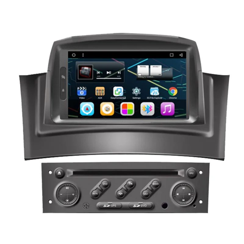 Автомобильный мультимедийный Стерео DVD GPS навигатор на Android 7 дюймов радио аудио