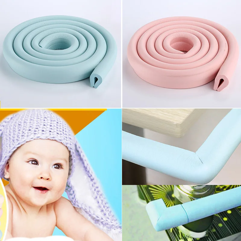 2M U Shape Baby Safety Soft Corner Edge Foam Guard Cushion for Glass Table YH-17 | Мать и ребенок