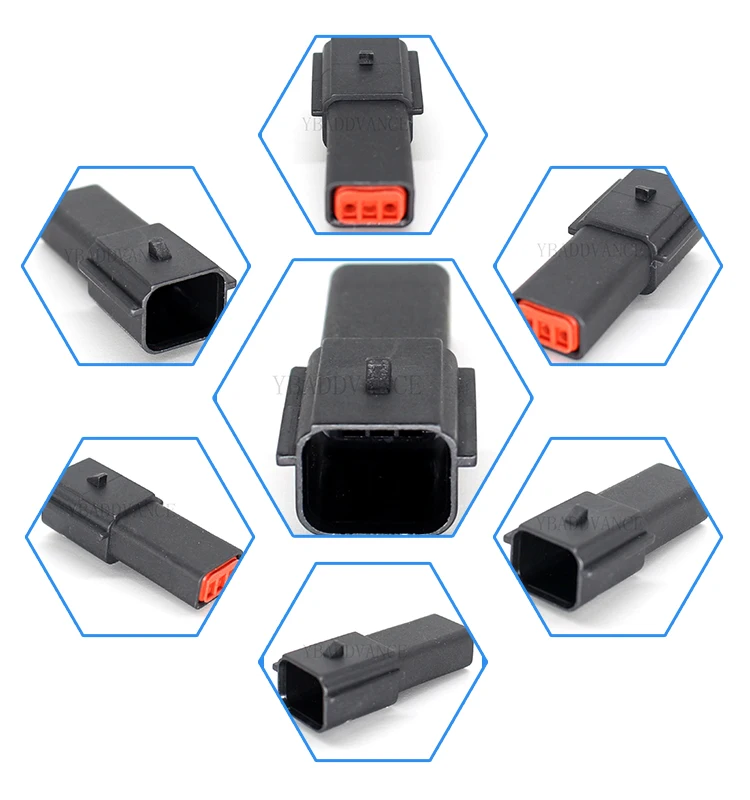 3 pin molex герметичные однорядные обжимные разъемы|Кабели адаптеры и разъемы| |