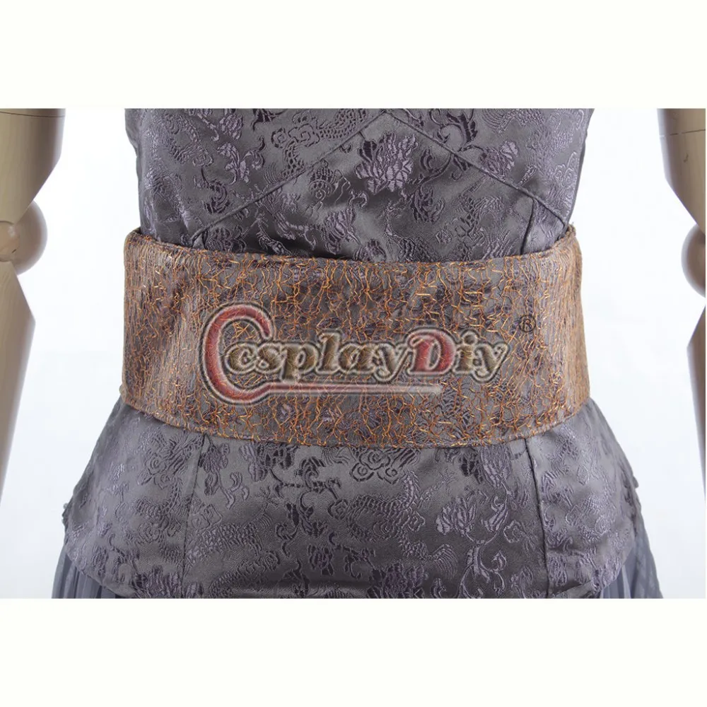 Cosplaydiy Игра Престолов Дейенерис Таргариен светло голубое и серое платье для