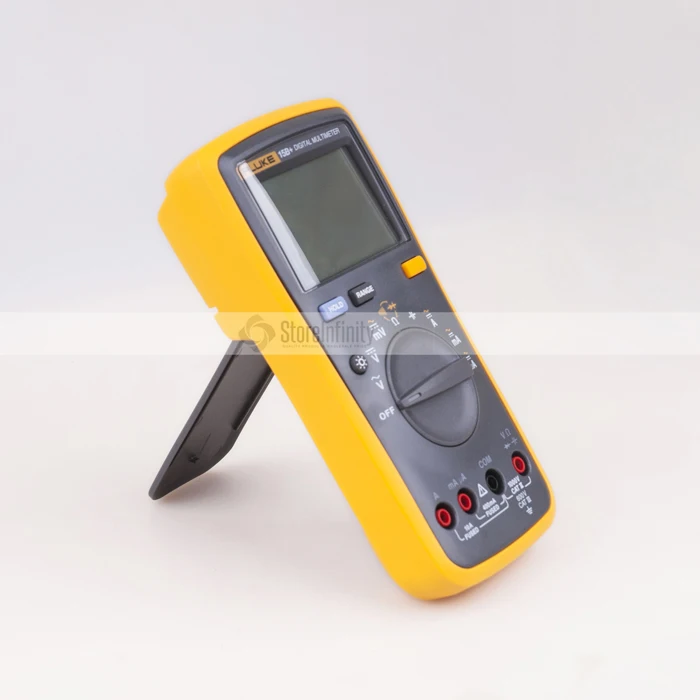 Fluke 15B+ плюс Автоматический диапазон цифровой измерительный мультиметр+ хольдпик HP-605A Зажим адаптер 600A AC/DC Ток Мощность СВЕТОДИОДНЫЙ 45 мм челюсти