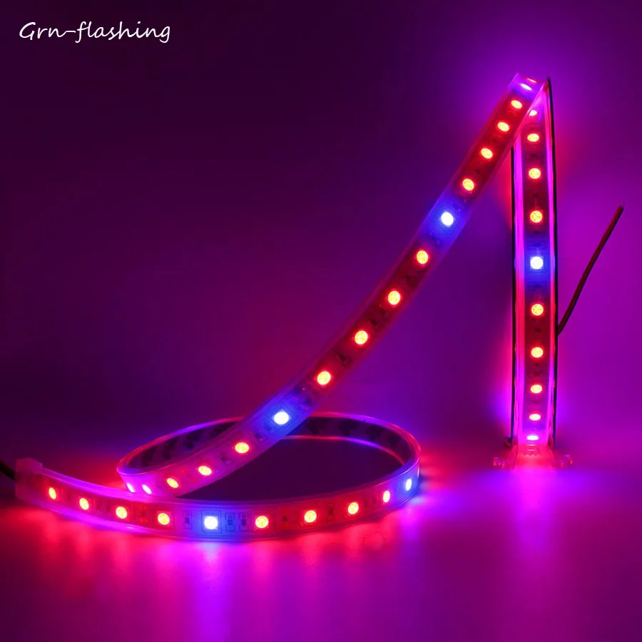 5 м/лот 5050 LED Grow Lights DC12V IP67 водонепроницаемая светодиодная лента для выращивания