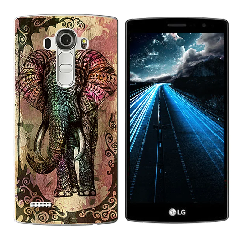 Чехол для LG G4 случае H810 H815 F500 F500K F500L выражение печать Мягкий Силиконовый ТПУ