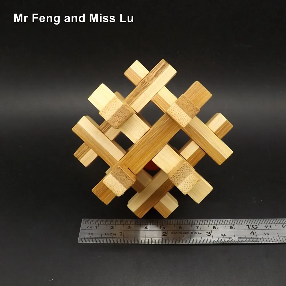 Бамбуковая 3D клетка традиционная китайская игрушка для детей - купить по
