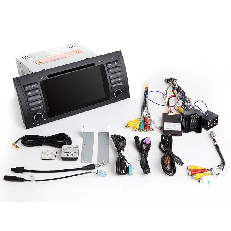 Android 9 0 Восьмиядерный gps навигатор 7 &quotавтомобильный dvd плеер для BMW E39 5 Series/M5 1997 2003