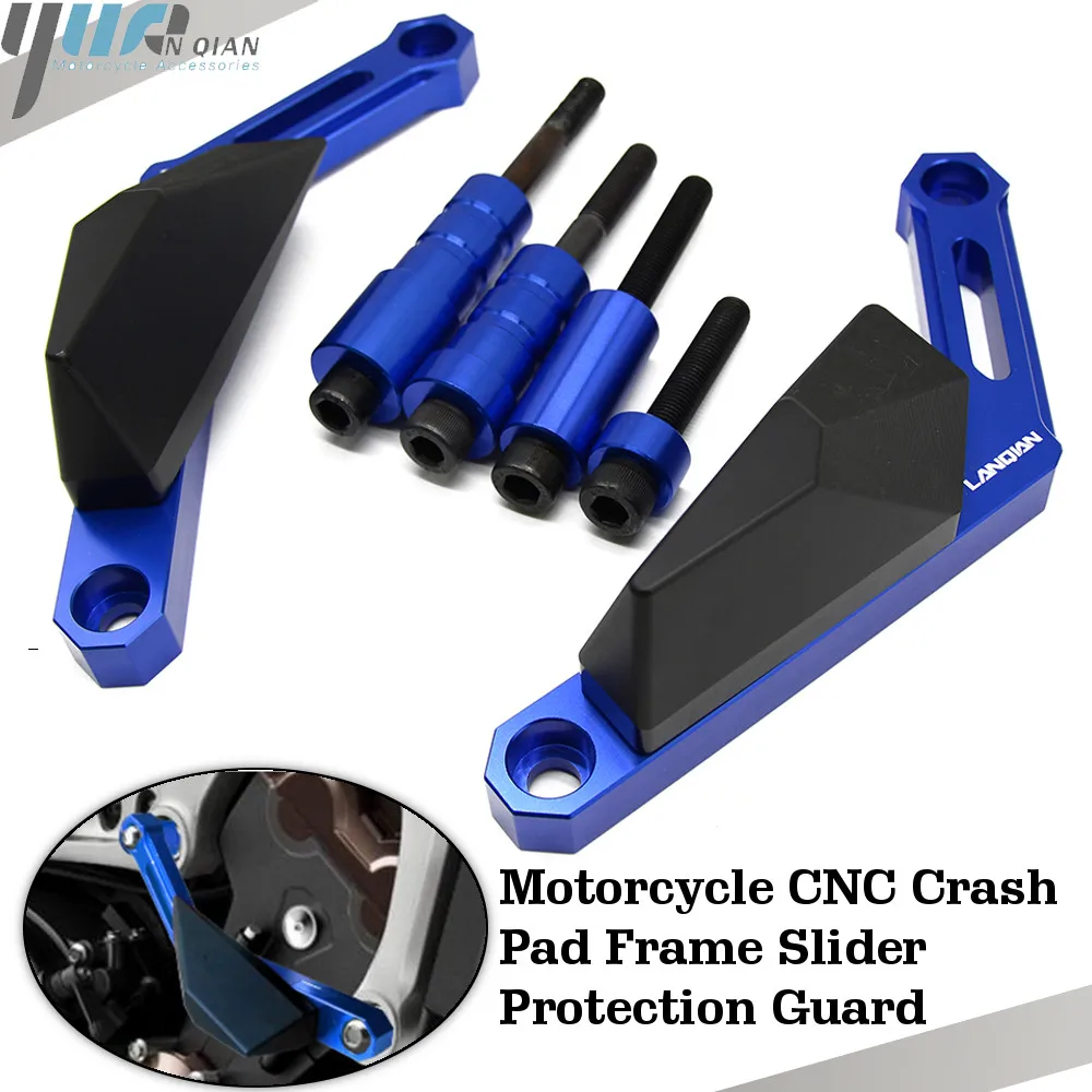 MT09 CNC Рамка слайдер Краш колодки Защита для Yamaha MT 09 MT-09 Tracer 2013 2014 2015 2016 2017 XSR900