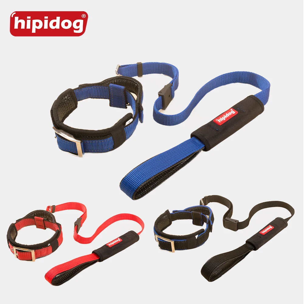 Регулируемый Светоотражающий ошейник Hipidog со встроенным поводком и