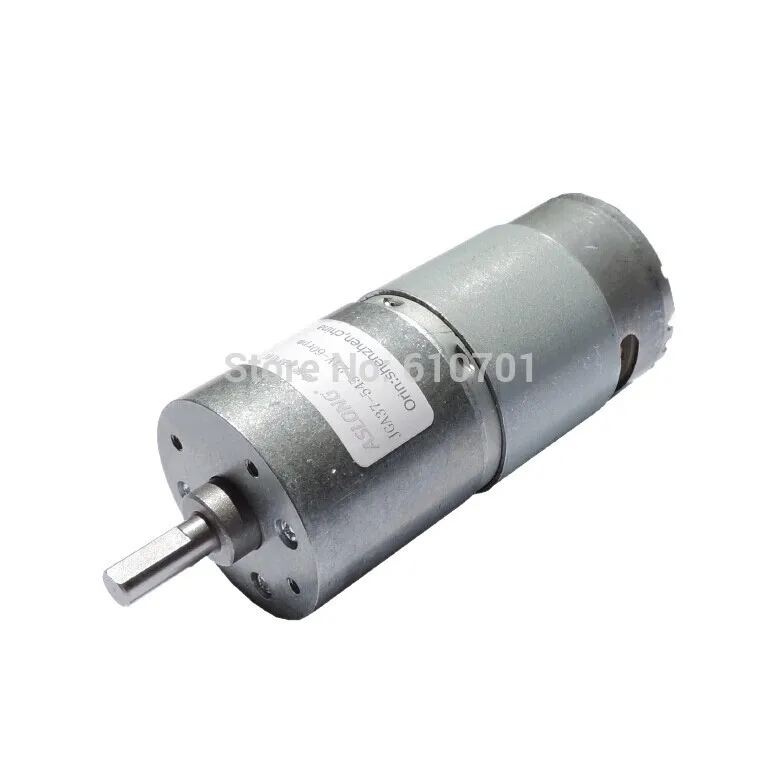 Электродвигатель-редуктор, 6-36 В, 24 В, номинальное напряжение, понижение скорости вращения, JGA37-545 400 об/мин, 157 об/мин, 60 об/мин, 24 об/мин, 14 об/мин, 6 об/мин