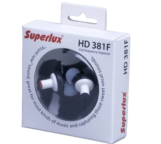 Бесплатная доставка Горячее предложение Superlux HD381F стерео In ear контрольные
