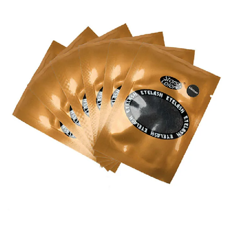 Накладные ресницы с мешочками растительные привитые Объемные одиночные посадки