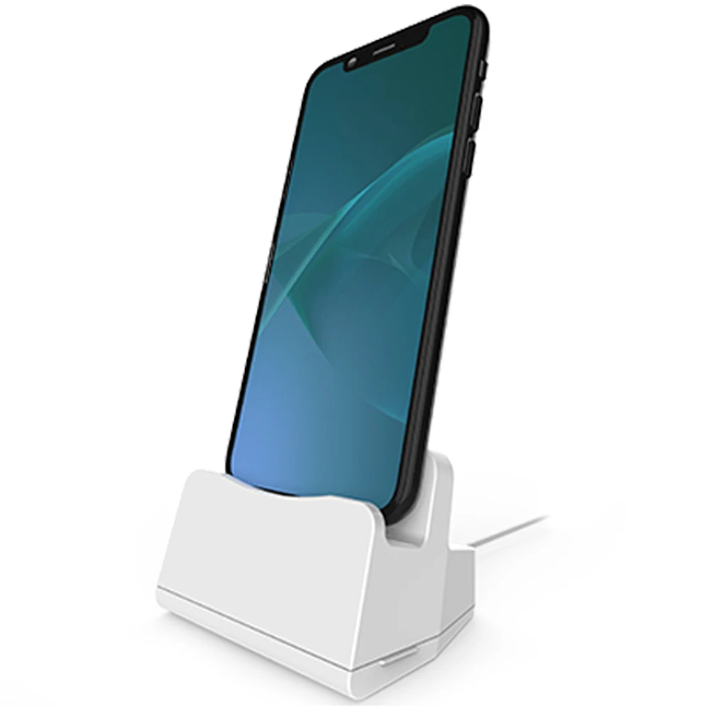 Для iPhone зарядная док-станция настольная Мобильная поддержка зарядное устройство для мобильного телефона Подставка для airpods настольная база