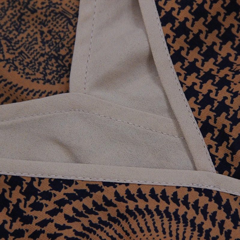 Женское платье с эластичной талией Yuzi летнее шифоновое без рукавов треугольным