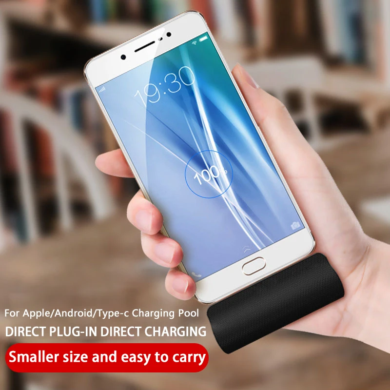 Портативное зарядное устройство NOHON Mini USB Type C 3000 мАч с функцией быстрой зарядки