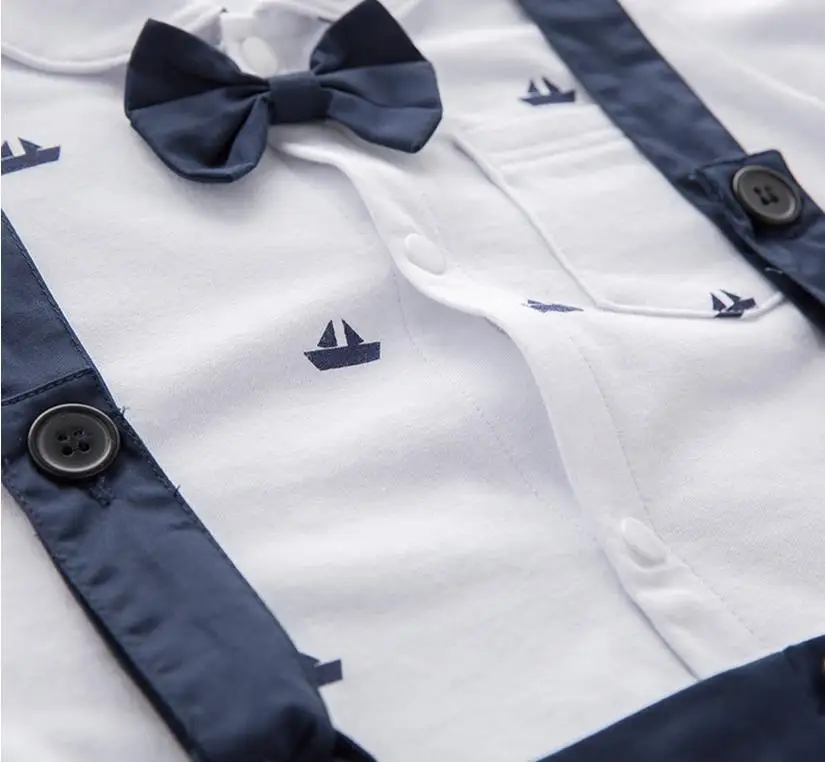 Одежда для маленьких мальчиков на день рождения шорты бретельках с