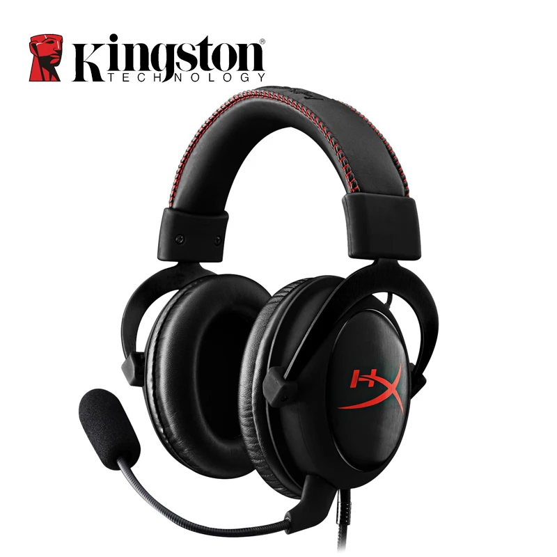 Kingston HyperX Cloud Core наушники с микрофоном Hi Fi Auriculares Серебристая игровая гарнитура для